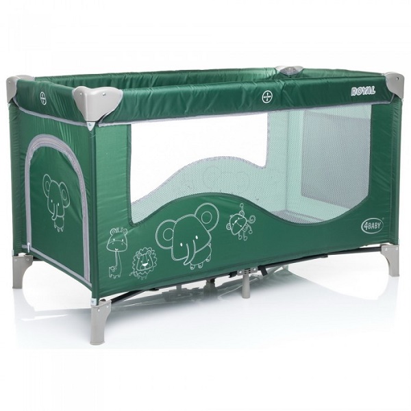 Детский манеж кровать 4Baby Royal - green